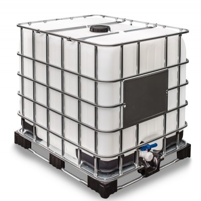 Container IBC UN pe palet metalic 1000L